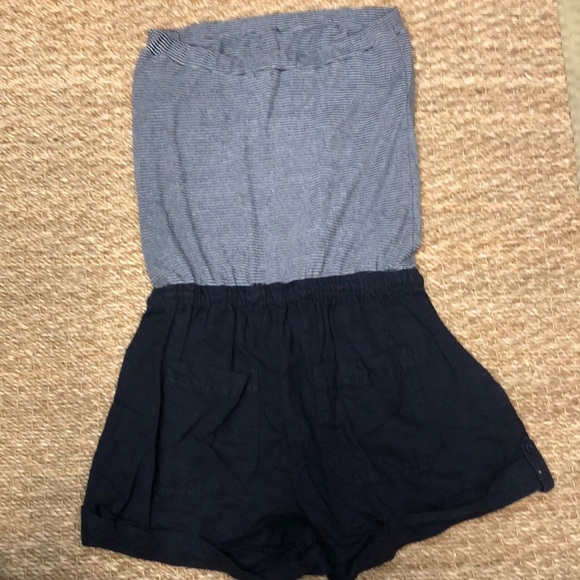 SPLENDID STRIPED STRAPLESS ROMPER SIZE XS - Picture 5 of 8